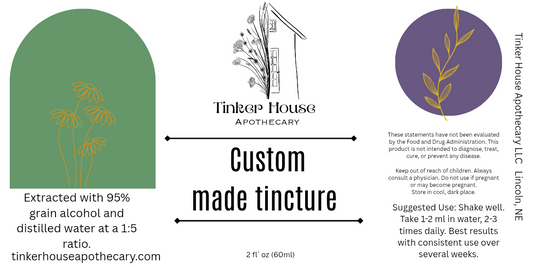 Custom made tinctures